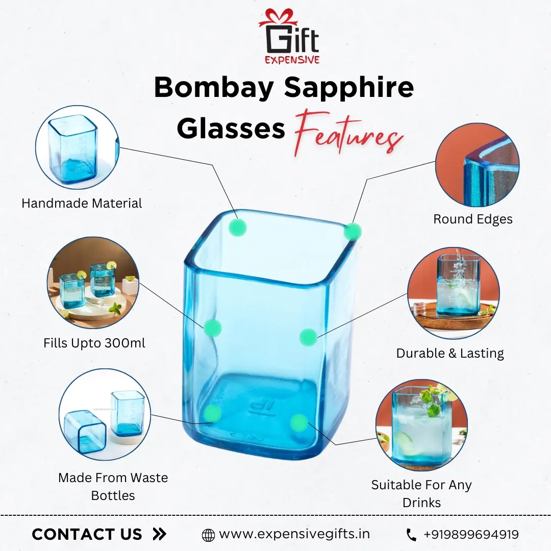 Bombay Sapphire Upcycled Glasses: From Waste Bottle